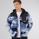 Herre sableo fleece hættetrøje Blue Camo