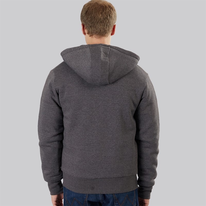 Herre Baraz Borg foret hættetrøje Dark Grey Marl - Billede 2