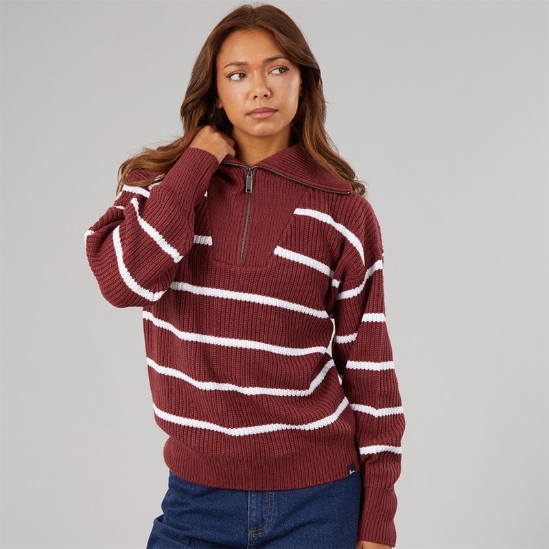 Dame margita sweater Bourgogne - Billede 3