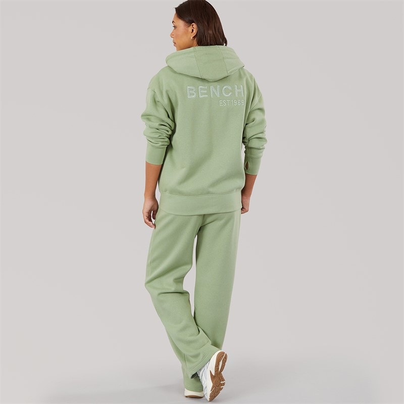 Dame zip gennem træningsdragt Dark Sage Green - Billede 2
