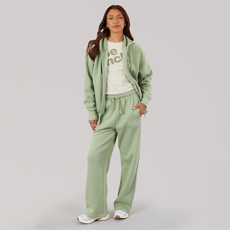 Dame zip gennem træningsdragt Dark Sage Green - Billede 4
