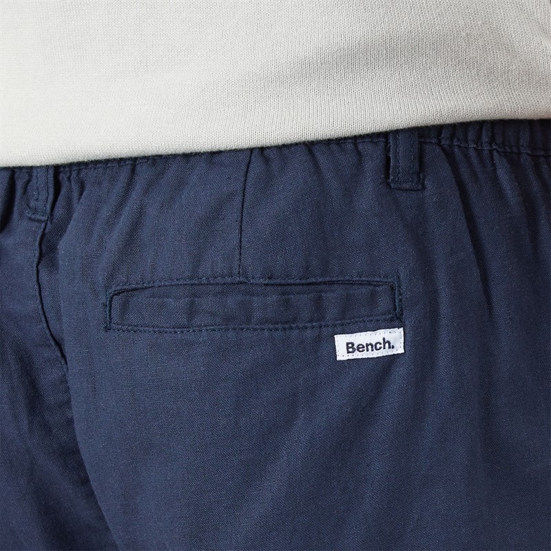 Herre setero hørshorts Marineblå - Billede 3