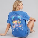 Dame craya t-shirt Cobalt Blue