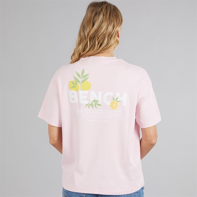 Bench Dame kassa oversized t-shirt - Pink - Billede 3