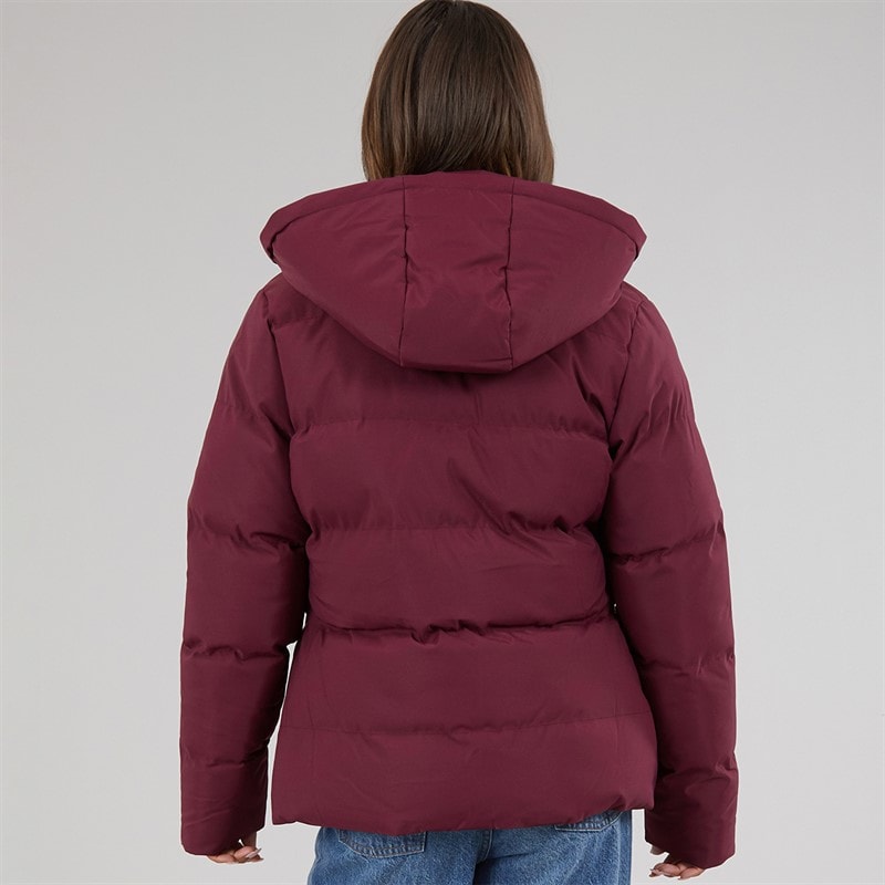 Dame atha kort pufferjakke Cherry Lacquer - Billede 2