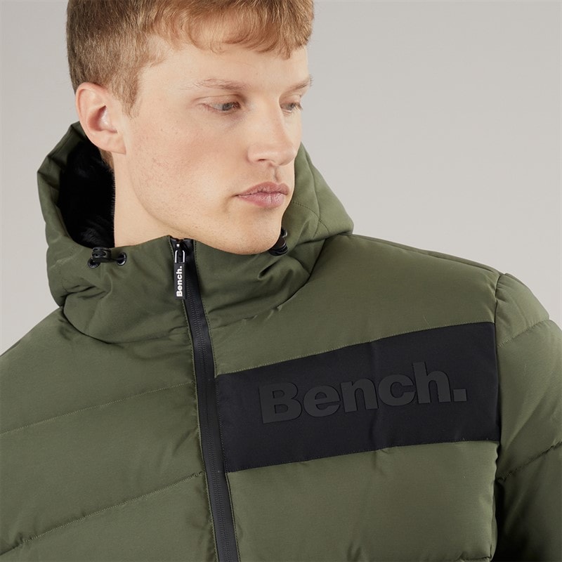 Herre rynor vatteret frakke Faded Olive - Billede 3