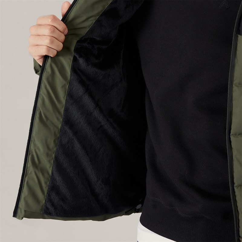 Herre rynor vatteret frakke Faded Olive - Billede 5