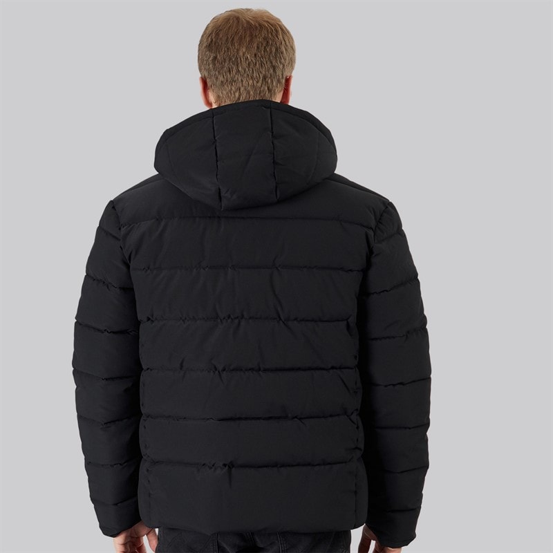 Herre rynor vatteret frakke Sort - Billede 2