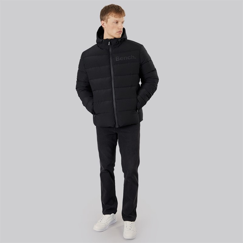 Herre rynor vatteret frakke Sort - Billede 4
