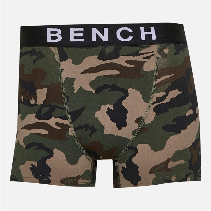 Herre syv-pak jacquard elastik bambus boxershorts Camo AOP/Charcoal Marl/Khaki/Camo AOP/Steel Grey/Ground Coffee/Sort - Billede 3