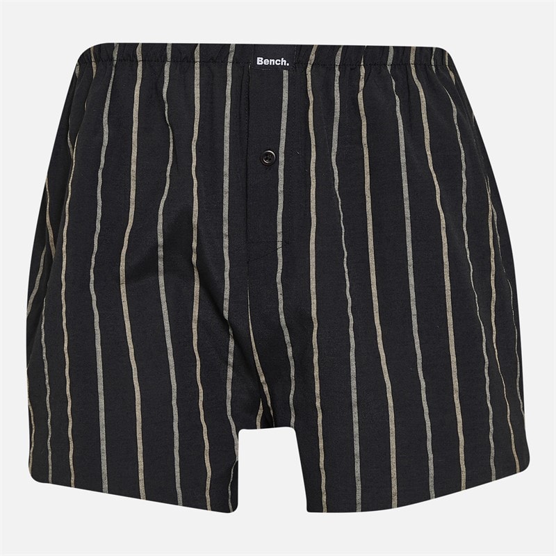 Herre fempak boxershorts Black Check/Sort/Black Stripe/Sort/Black Check - Billede 2