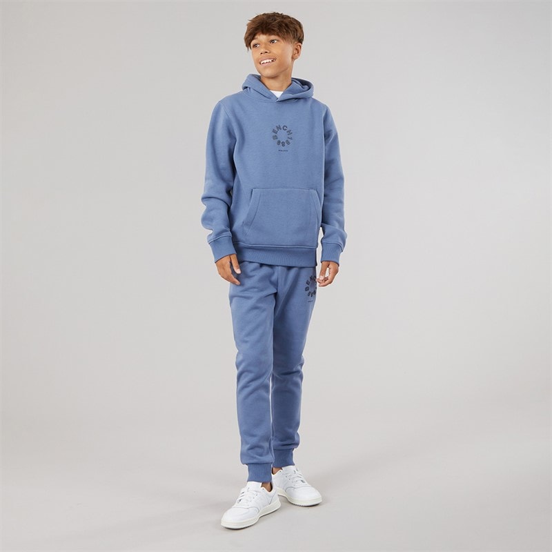 Drenge ipolter hættetrøje og joggingdragtsæt Mid Blue - Billede 2