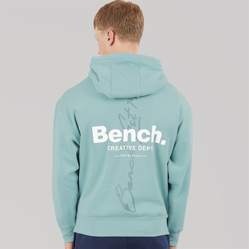 Herre bardel oversized hættetrøje Powder Blue - Billede 3