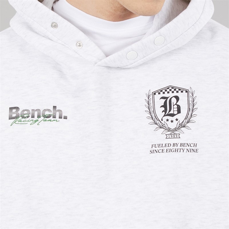 Herre buxian oversized hættetrøje Light Grey Marl - Billede 5