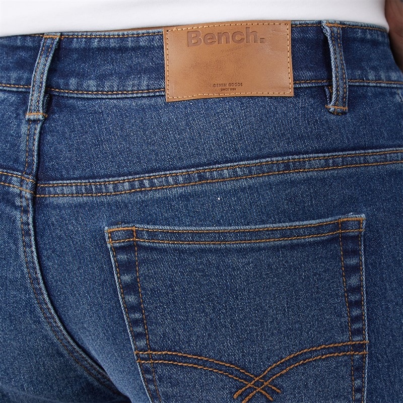 Herre sivada skinny jeans Mid Blue Wash - Billede 3