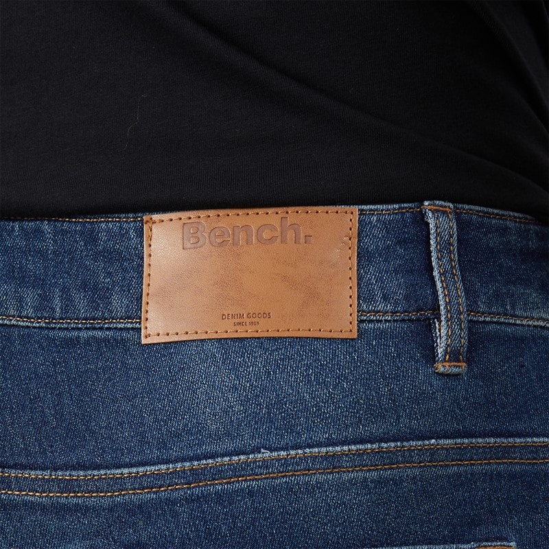 Herre tedder slim jeans Indigo - Billede 3