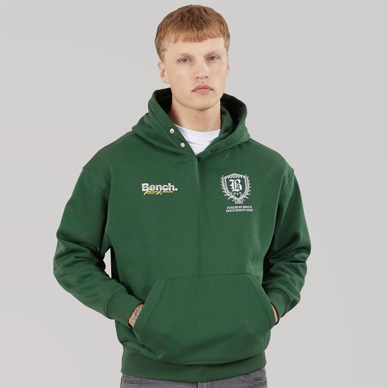 Herre buxian oversized hættetrøje Primal Green - Billede 2