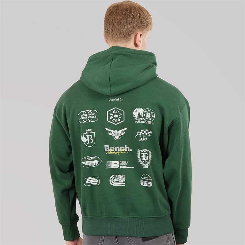 Herre buxian oversized hættetrøje Primal Green - Billede 3