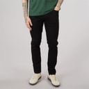 Herre sivada skinny jeans Sort