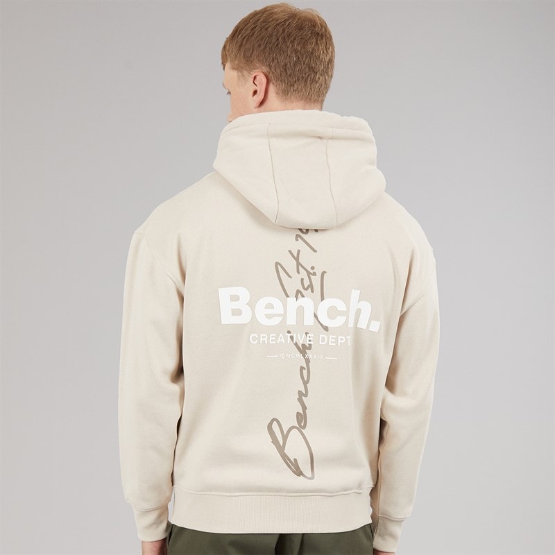 Herre bardel oversized hættetrøje Stone Grey - Billede 3