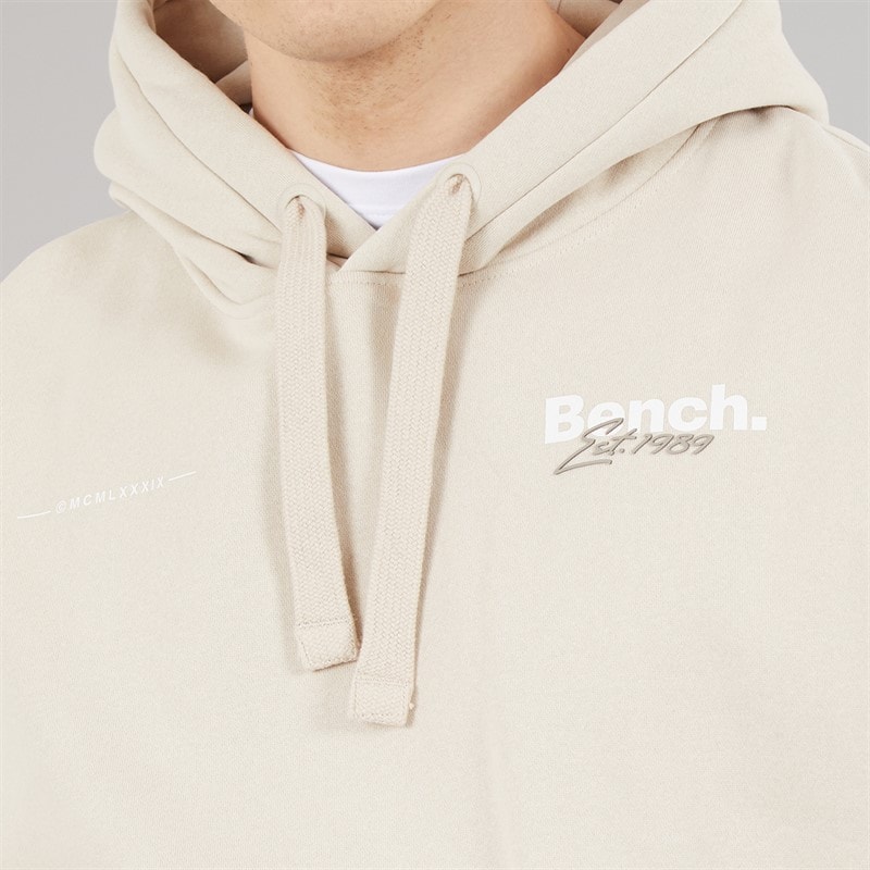 Herre bardel oversized hættetrøje Stone Grey - Billede 5