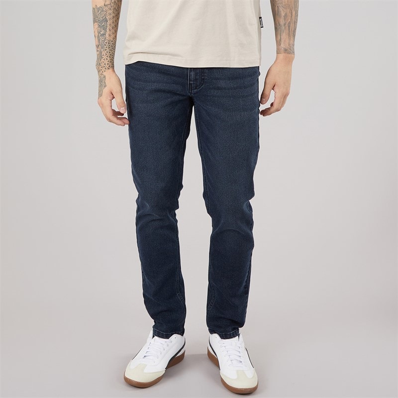 Herre sivada skinny jeans Dark Indigo Wash - Billede 1
