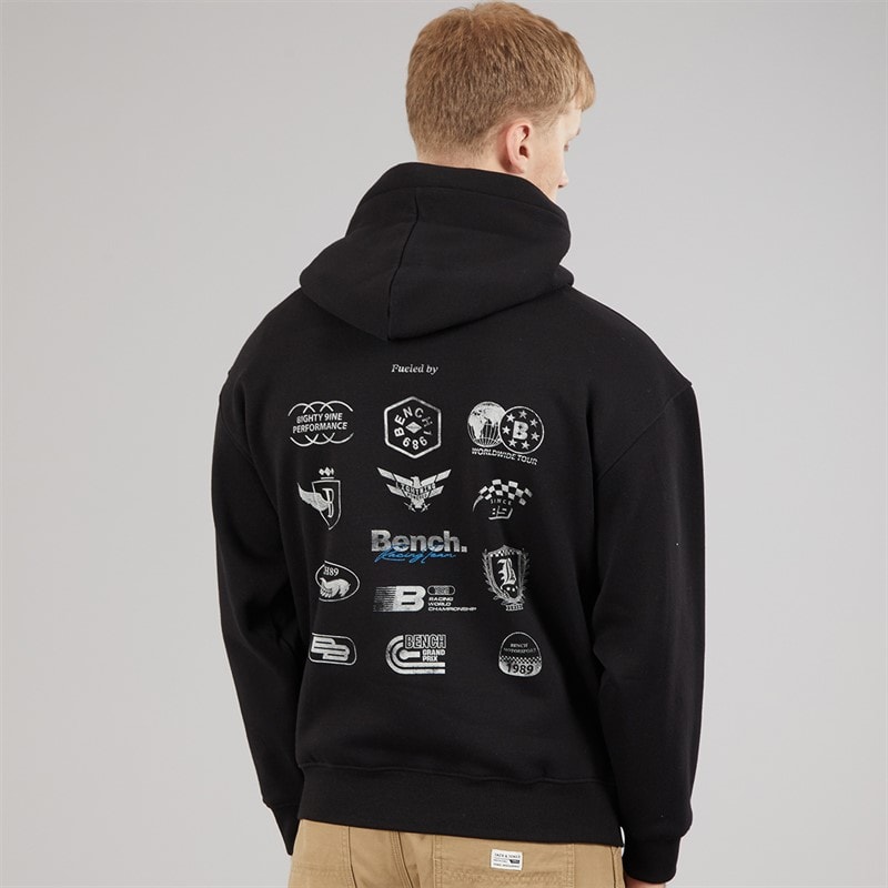 Herre buxian oversized hættetrøje Sort - Billede 3