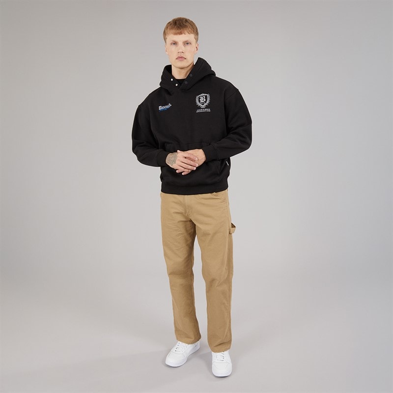Herre buxian oversized hættetrøje Sort - Billede 4