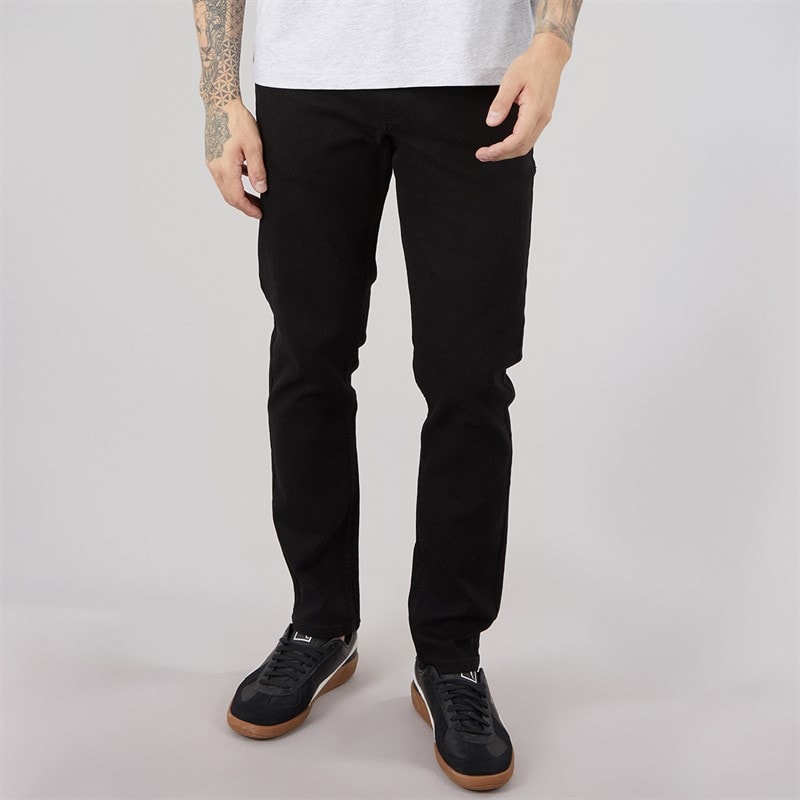 Herre tedder slim jeans Sort - Billede 1