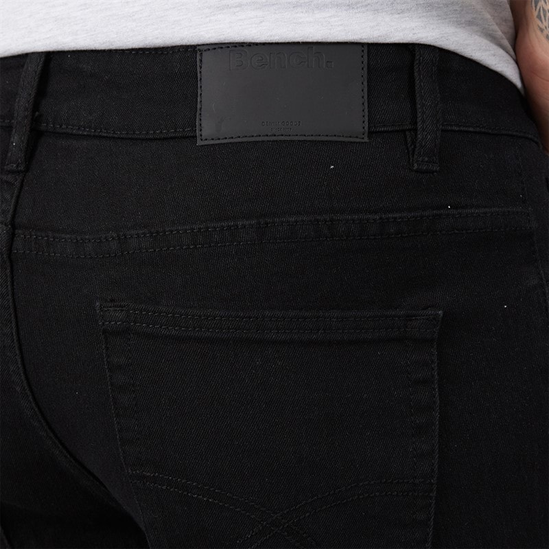 Herre tedder slim jeans Sort - Billede 3
