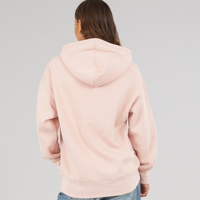 Dame habbu oversized hættetrøje Light Dusky Pink - Billede 2