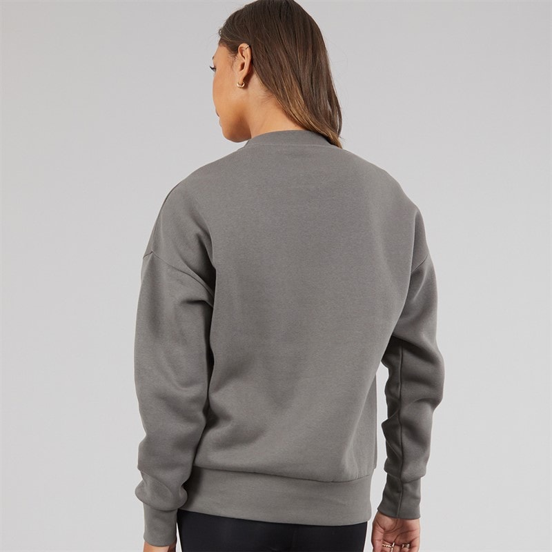 Dame derma crew sweatshirt Charcoal - Billede 2