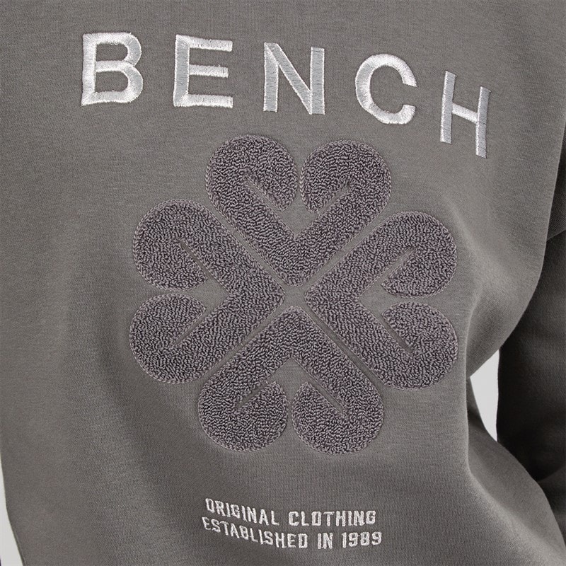Dame derma crew sweatshirt Charcoal - Billede 3