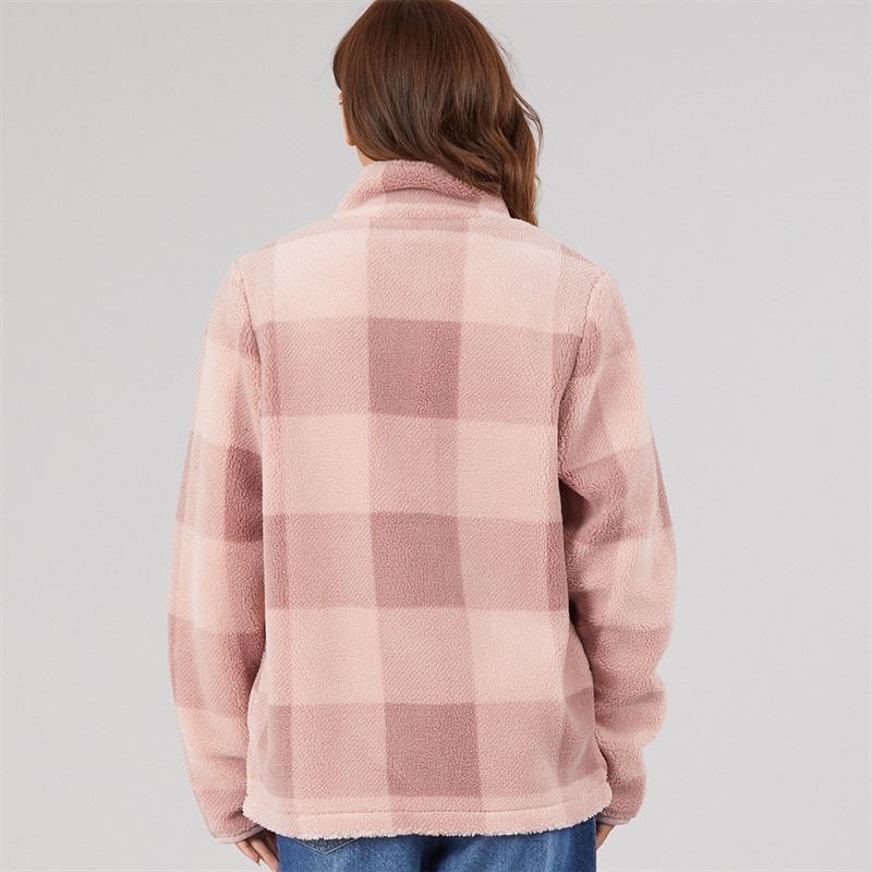Dame kess funnel neck borg Light Dusky Pink - Billede 2