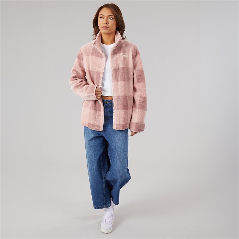 Dame kess funnel neck borg Light Dusky Pink - Billede 3