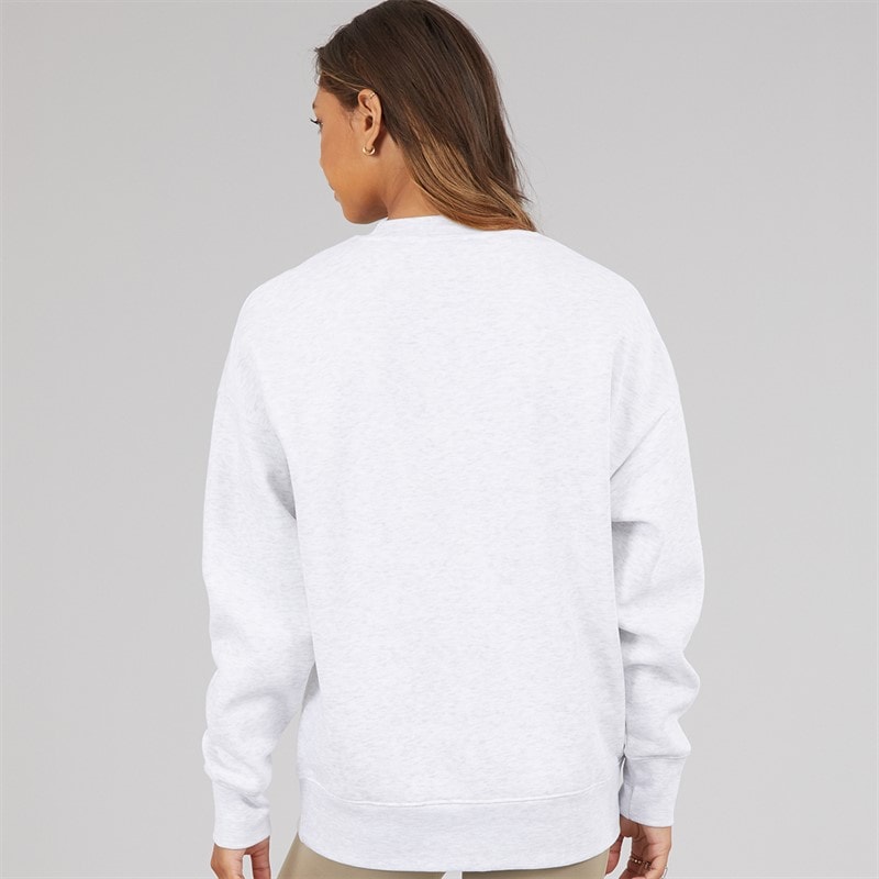 Dame heya oversize crew sweatshirt Ice Grey Marl - Billede 2