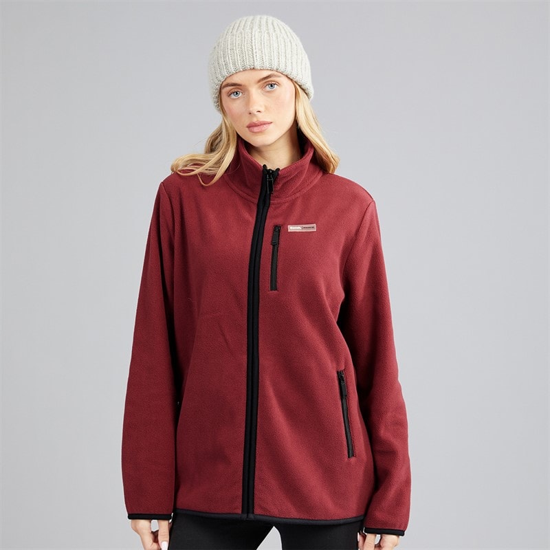 Bench Dame iren zip thru fleece - Cordovan