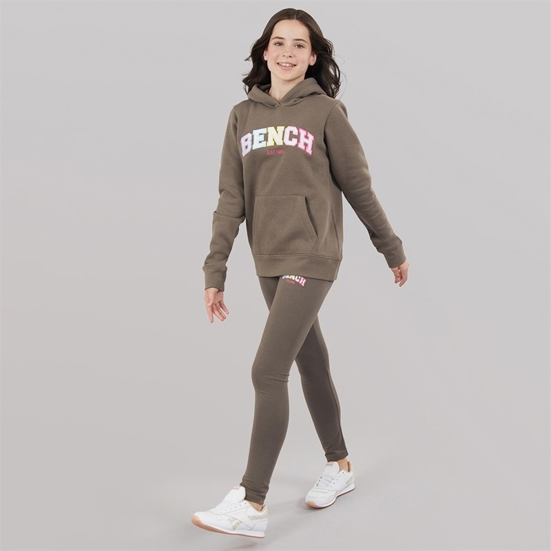 Piger pixiepop hættetrøje og leggings sæt Charcoal - Billede 4