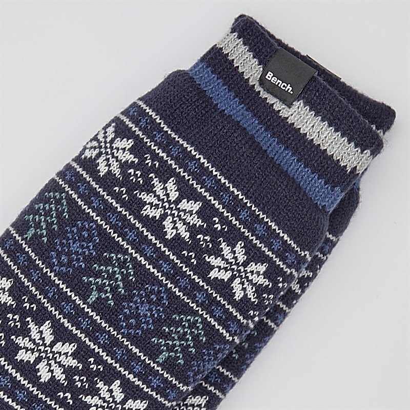 Herre holmead sherpa-forede hjemmesokker Navy - Billede 2