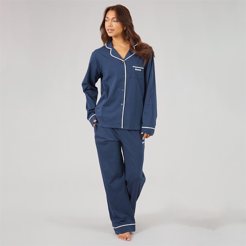 Dame angelika pyjamas Navy - Billede 3