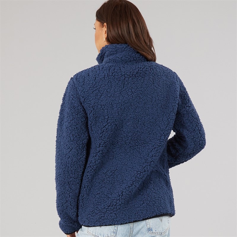 Dame edition sherpa fleecejakke Marineblå - Billede 2