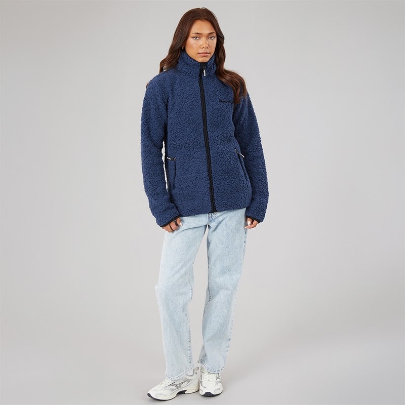 Dame edition sherpa fleecejakke Marineblå - Billede 4