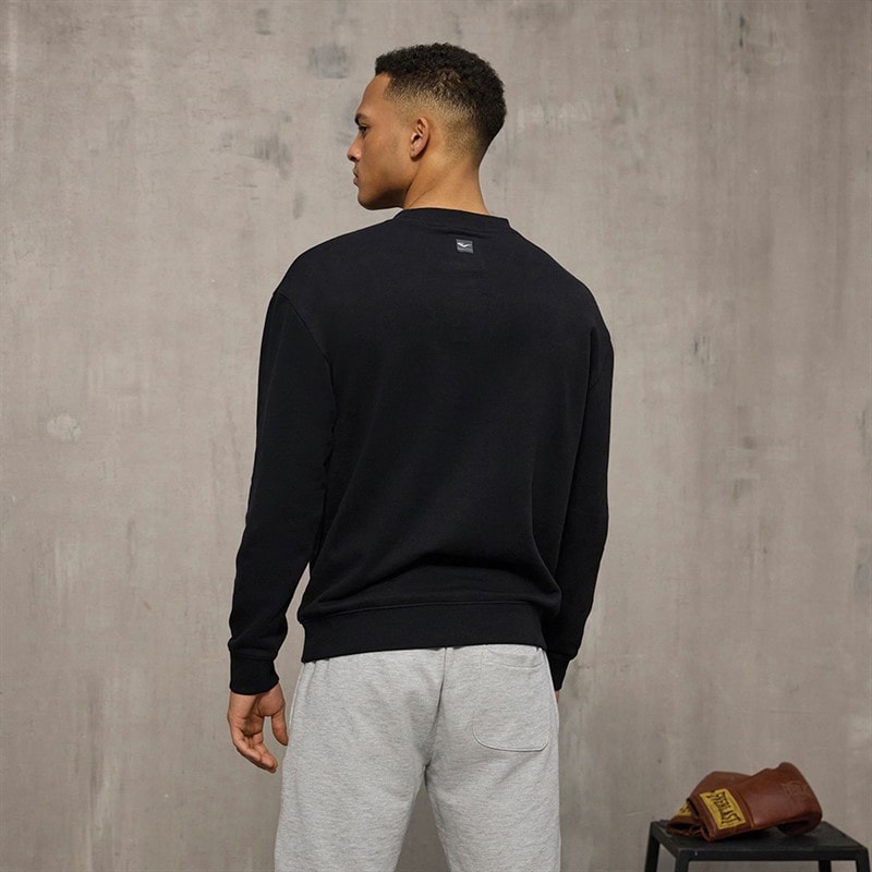 Herre ikonisk maksimeret sweatshirt Sort - Billede 2