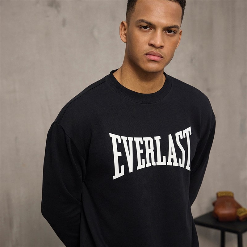 Herre ikonisk maksimeret sweatshirt Sort - Billede 5