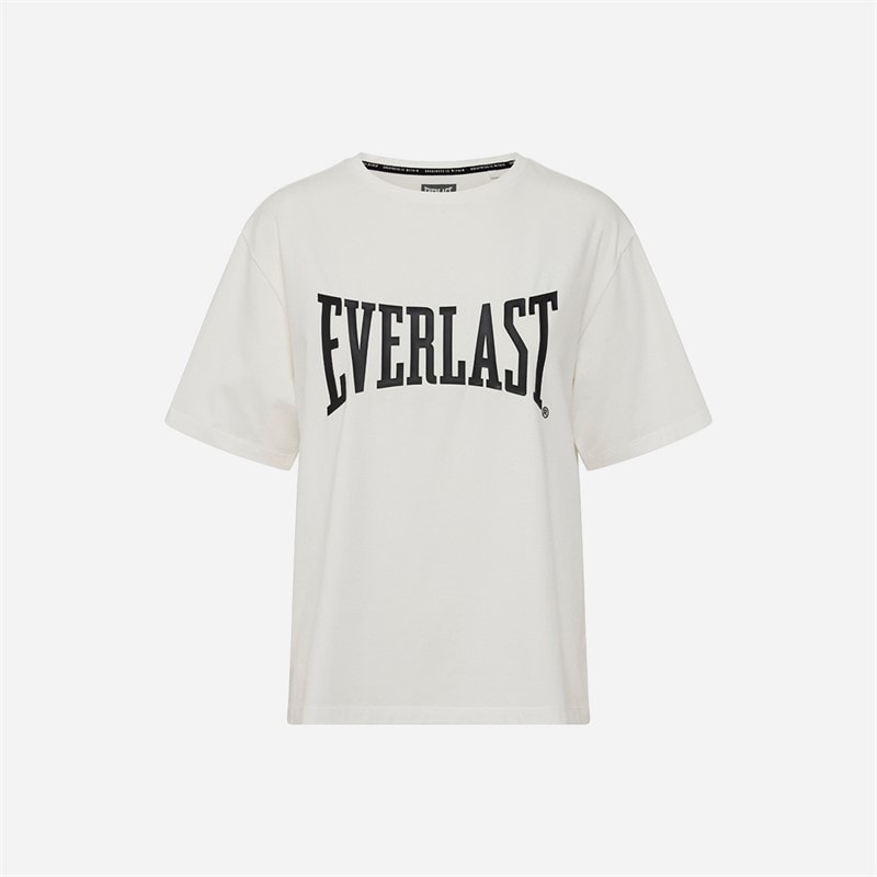 Dame ikonisk logo oversized t-shirt Brilliant White - Billede 1