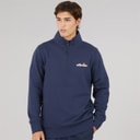 Herre benevento 1/4 zip sweatshirt Marineblå