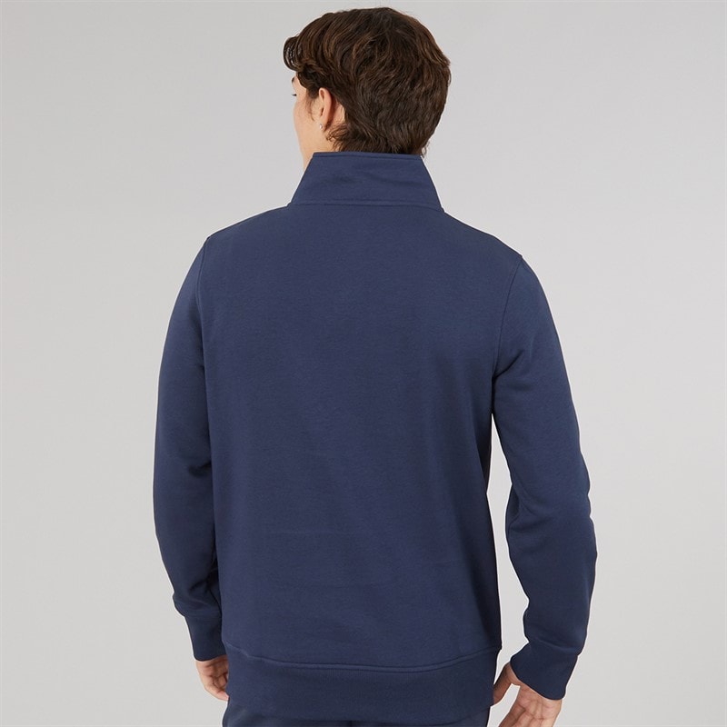 Herre benevento 1/4 zip sweatshirt Marineblå - Billede 2