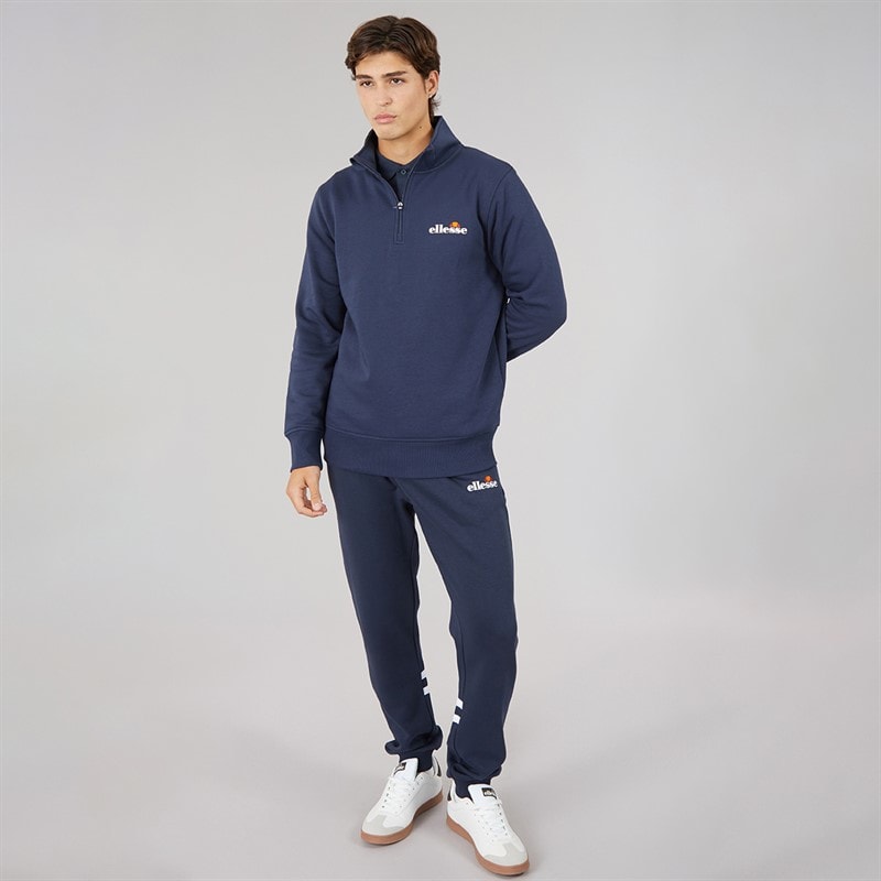 Herre benevento 1/4 zip sweatshirt Marineblå - Billede 4