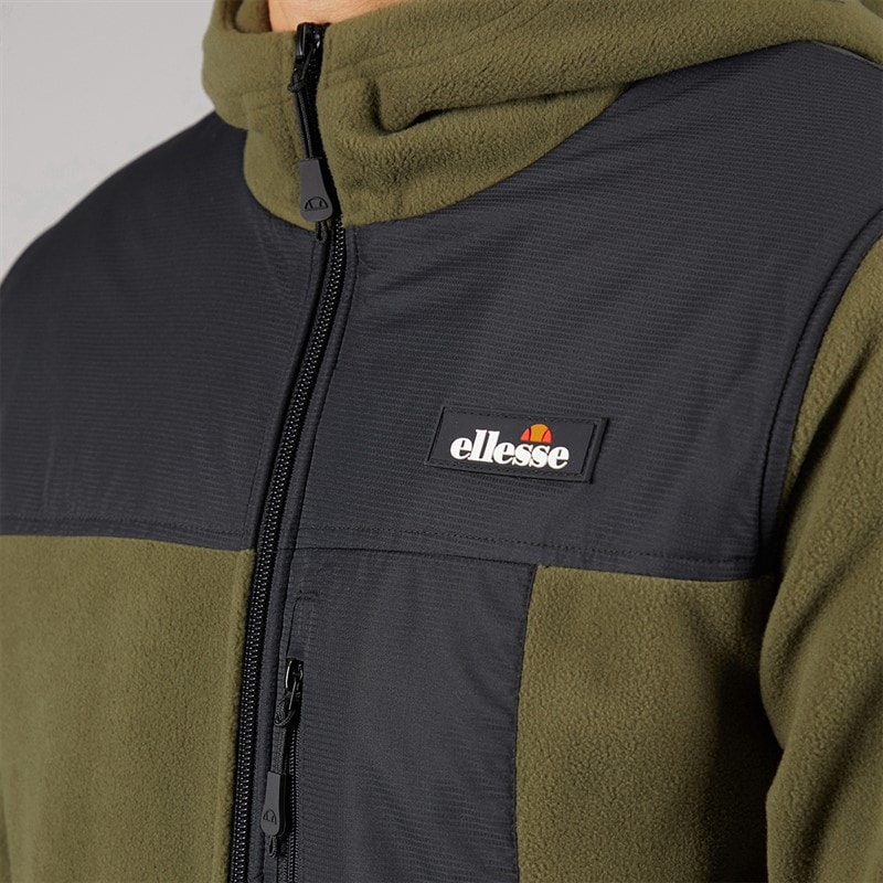 Herre caprio hættetrøje i fleece Khaki - Billede 5