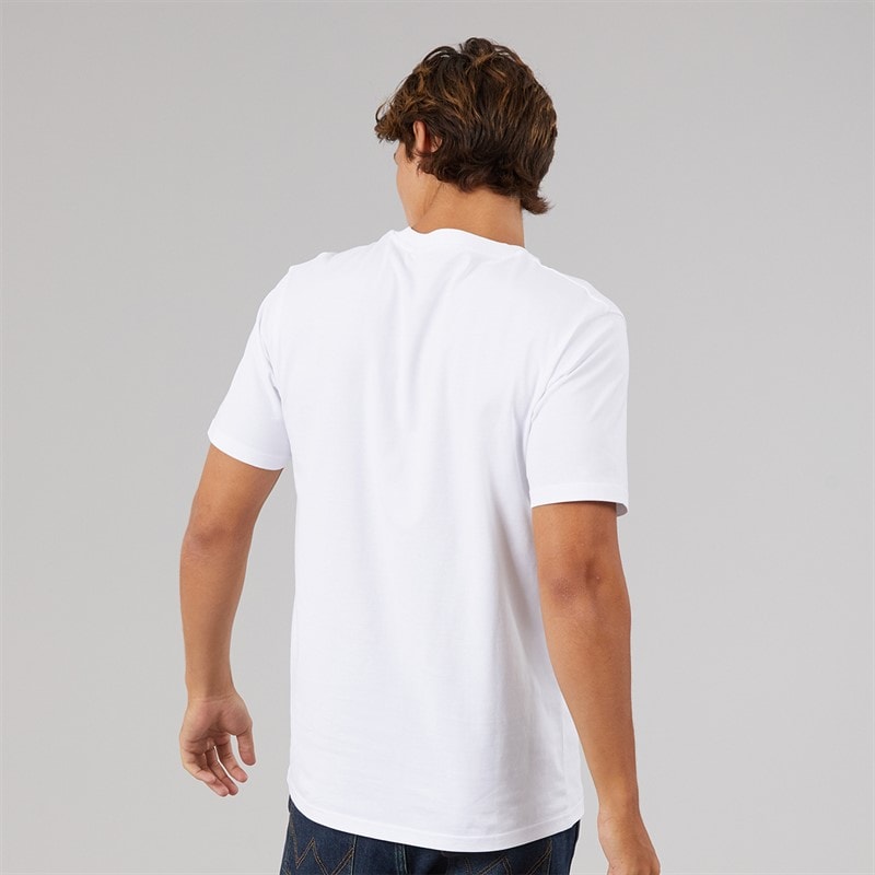 Herre malbory 2 t-shirt med venstre brystprint Hvid - Billede 2